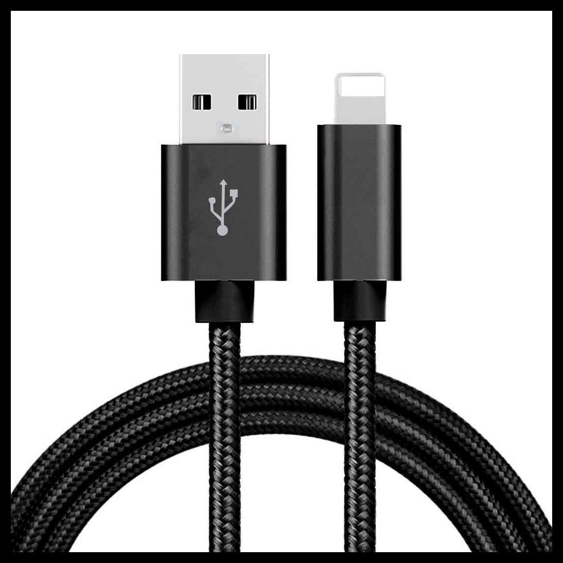 Braided USB Charger Phone Cable Data Cord for Iphone 14 13 12 11 Pro Max XR Ipad