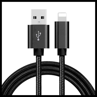 Braided USB Charger Phone Cable Data Cord for Iphone 14 13 12 11 Pro Max XR Ipad