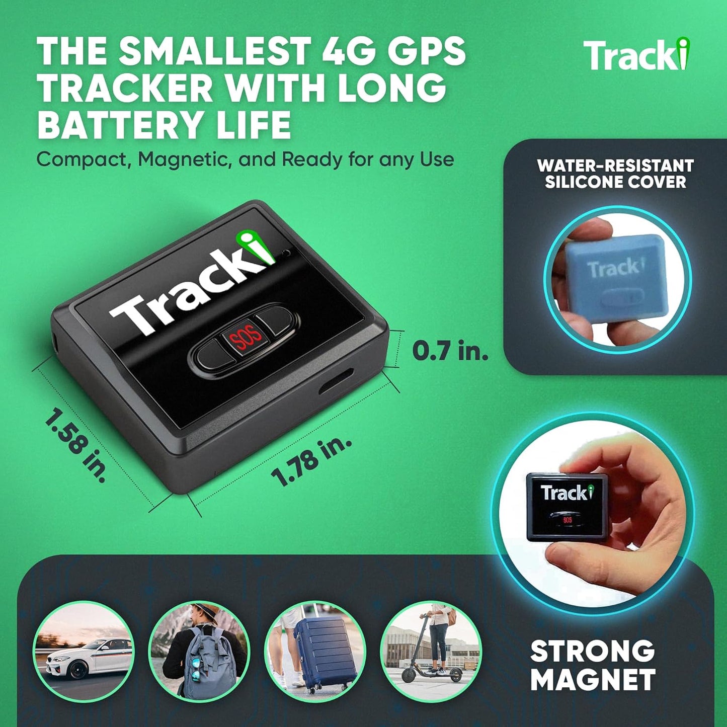 2024 Model Mini Real Time GPS Tracker. Monthly Fee Required. Full AU & Worldwide Coverage. for Vehicles, Car, Kids, Elderly, Child, Dogs & Motorcycles. Magnetic Small Portable ng Device