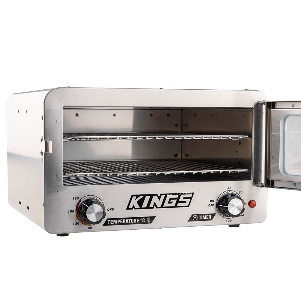 Adventure Kings 12V Electric Camping Oven Stainless Steel 180 C Max Temperature