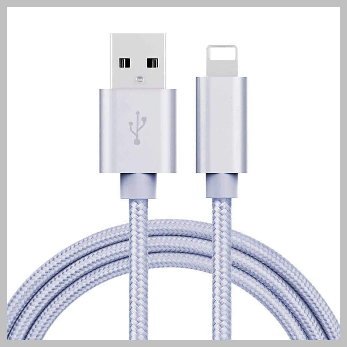 Braided USB Charger Phone Cable Data Cord for Iphone 14 13 12 11 Pro Max XR Ipad