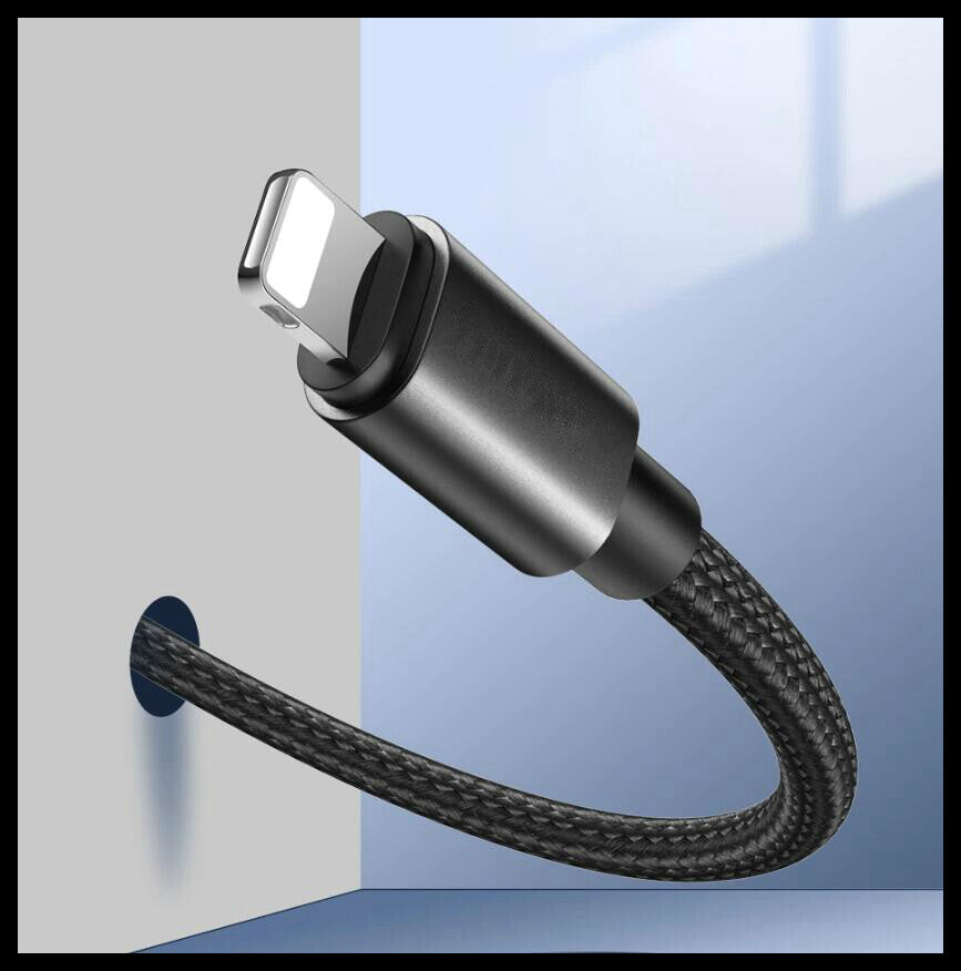 Braided USB Charger Phone Cable Data Cord for Iphone 14 13 12 11 Pro Max XR Ipad