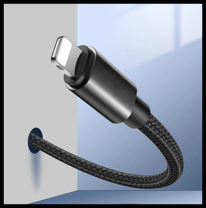 Braided USB Charger Phone Cable Data Cord for Iphone 14 13 12 11 Pro Max XR Ipad