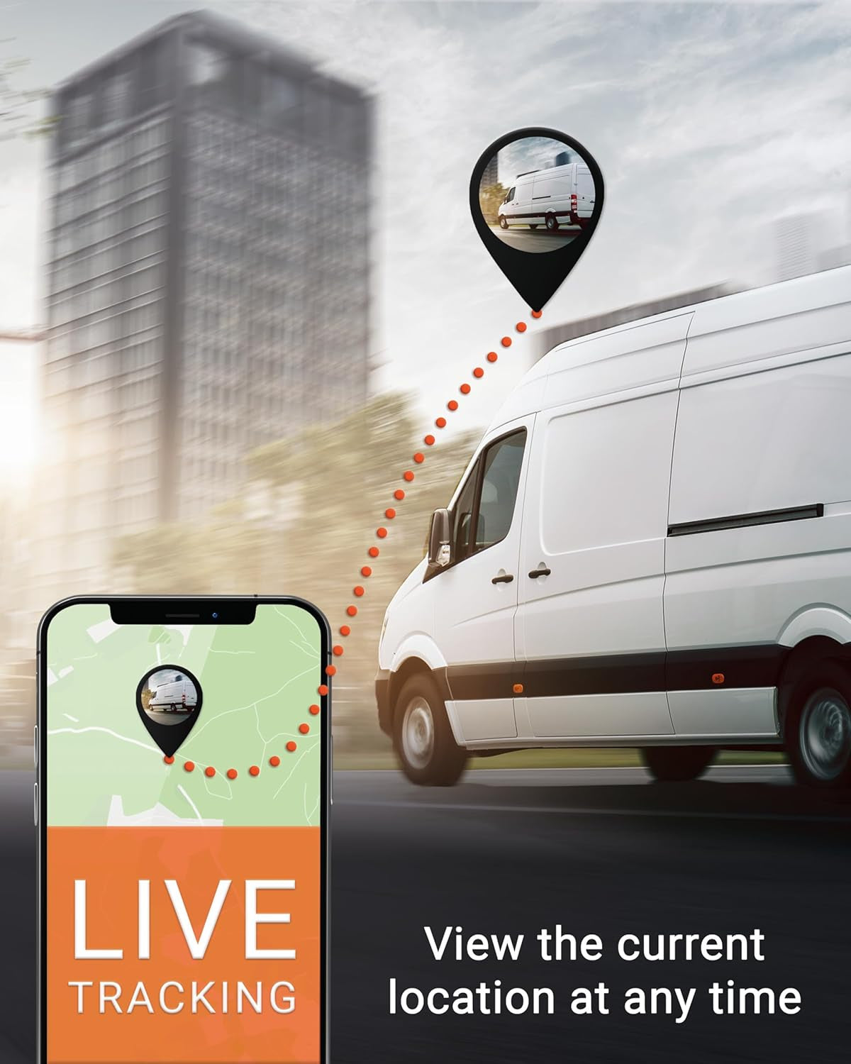 USB Finder 4G - Mini GPS Tracker for Cars - 12V Cigarette Lighter Connection, Built-In SOS Button, Real-Time Tracking in Australia & Worldwide, Route History, Alarms & Geo-Fence via App