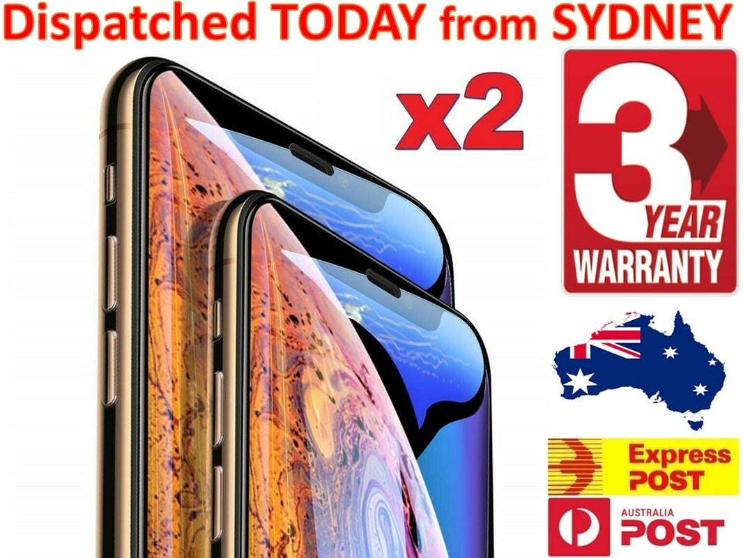 2X for Apple Iphone 8 plus 7 6 11 12 13 Pro Max Tempered Glass Screen Protector