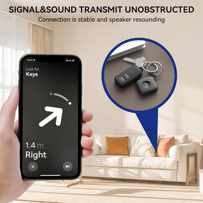 Silicone Case Compatible with Tile Mate 2024, 2 Pack Soft Scratch Resistant Cover with Carabiner Accessories, Secure Tag Holder for Bag, Black+Black