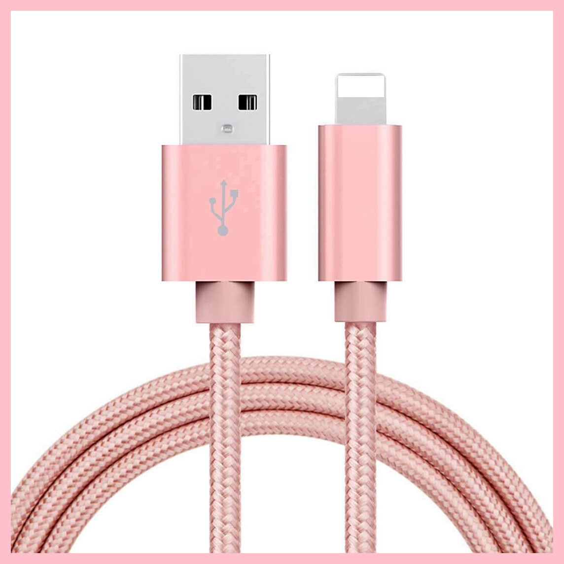 Braided USB Charger Phone Cable Data Cord for Iphone 14 13 12 11 Pro Max XR Ipad