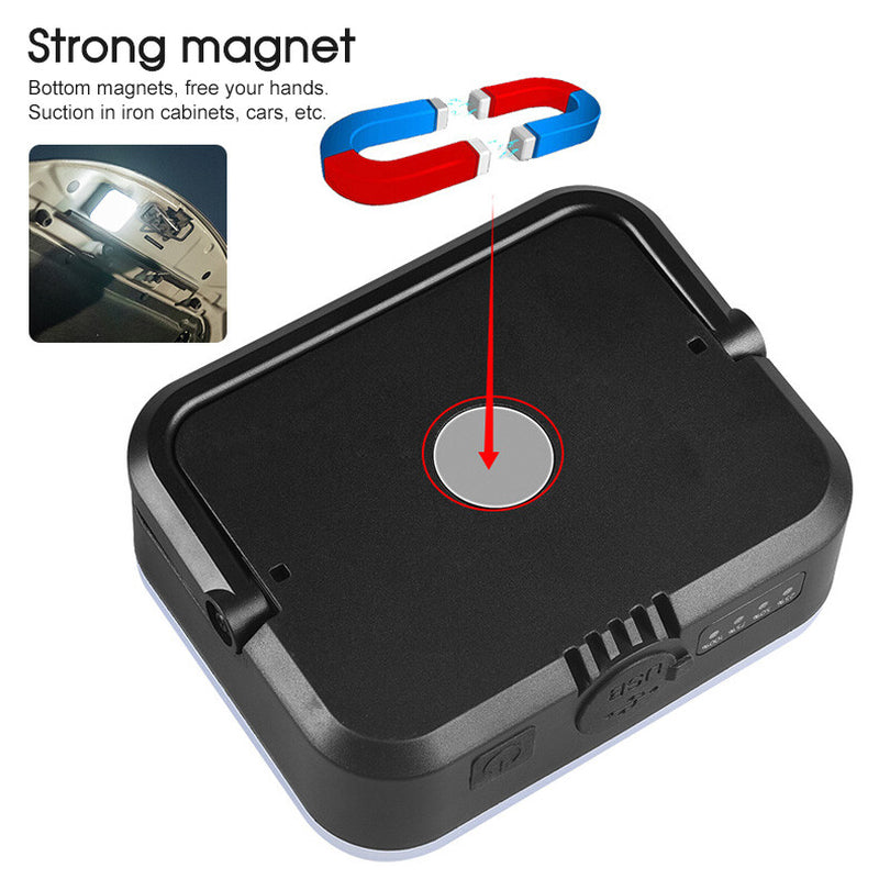 LED Solar Camping Lantern USB Rechargeable Outdoor Tent Emergency Night Light