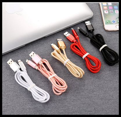 Braided USB Charger Phone Cable Data Cord for Iphone 14 13 12 11 Pro Max XR Ipad
