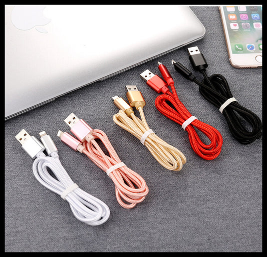Braided USB Charger Phone Cable Data Cord for Iphone 14 13 12 11 Pro Max XR Ipad